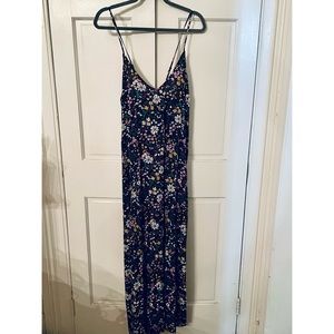 Old Navy XXL Floral and Black Maxi Dress